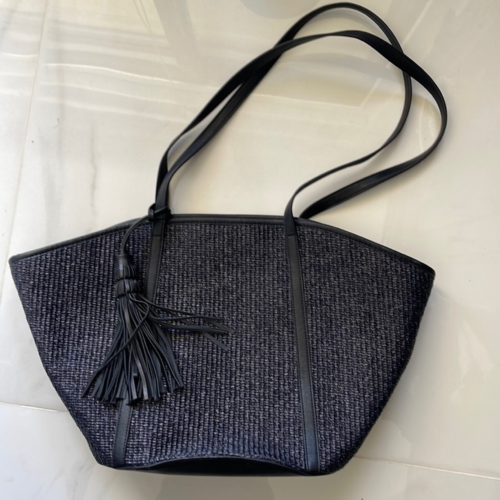 Ann Taylor Large Tote with Tassel